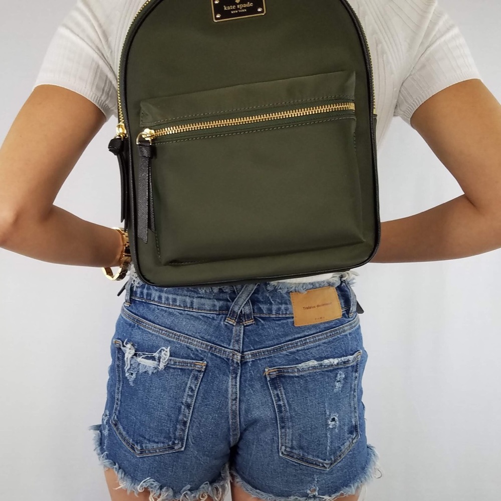 Kate spade Wilson Bradley road backpack evergreen - Picture 5 of 7